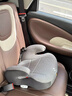 bebelock儿童安全座椅增高垫3-12岁便携式简易车载宝宝坐垫isofix硬接口 太空灰-安全带款 实拍图