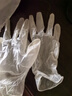 英科医疗（INTCO）一次性手套丁腈手套100只大码餐饮清洁加厚耐用丁晴白色橡胶手套 实拍图