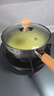 神田日本雪平锅不锈钢小奶锅热奶锅煮面泡面锅宝宝婴儿辅食锅进口汤锅 雪平锅（含玻璃盖+蒸格） 20cm 实拍图