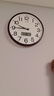 康巴丝（Compas）挂钟客厅静音简约石英钟表挂墙新款时钟 3441A 日历款橡木色 实拍图