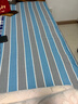 加厚纯棉老粗布床单单件亚麻家用床品学生宿舍床单三件套透气舒适 【吸湿透气 亲肤是舒睡】海洋蓝 床单230*250cm【适用于1.8米床】 实拍图