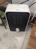 美的（Midea）家用桌面办公室取暖器电暖器烤火炉 暖风机暖手宝电暖气片速热暖脚神器桌下 卧室省电小太阳取暖器 【双档调温】速热可移动 实拍图