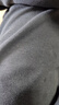 凡客诚品（VANCL）裤子男春秋宽松男裤重磅休闲裤男士垂感卫裤运动直筒裤 深灰 M 实拍图
