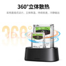 绿联 硬盘底座2.5/3.5英寸 适用笔记本台式SATA串口SSD固态移动机械双盘位外置外接硬盘盒拷贝机硬盘笼 实拍图