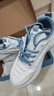 回力（Warrior）官方男鞋冬季款皮面休闲跑步鞋舒适老爹鞋子男士运动鞋男白蓝42 实拍图