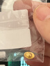 金玉白黄金转运珠999足金元宝路路通男女款DIY配饰纯金首饰小金豆金珠子 黄金元宝：约0.1g（预订） 实拍图