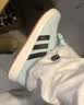 adidas「T头鞋」BARREDA板鞋德训鞋男女阿迪达斯轻运动 薄荷绿/汉玉白/树脂黄   43 实拍图