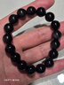 石玥珠宝精品12mm彩虹眼天然黑曜石手串本命年转运珠水晶手链男女士款 实拍图