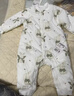 童泰（TONGTAI）婴儿连体秋冬宝宝夹棉衣服儿童对开爬服TS43D210-DS绿色73cm 实拍图