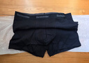 蕉下（beneunder）透气男士内裤无痕底裆抗菌透气平角裤棉质短裤头四角裤三条装 漫暮黑+雾霜蓝+浅屿灰 3条 L 实拍图