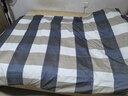 新疆棉花被子棉被可拆洗被芯+被套单人宿舍春秋被加厚保暖冬被褥 蓝灰大格 【A类裸睡级】 150x200cm总重约5斤 【冬被】 实拍图