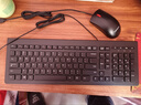 联想（Lenovo）KM210键盘鼠标套装 有线键鼠套装 全尺寸商务办公  笔记本电脑键盘台式机一体机 黑色 实拍图