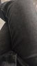 罗蒙牛仔裤男士直筒宽松长裤新款春夏弹力休闲裤子男ZH7620黑灰色33 实拍图