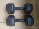 艾美仕哑铃男士健身家用器材女壶铃练臂肌一对包胶六角亚玲套装宿舍学生 10KG一副=5KG*2 实拍图