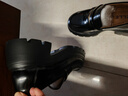 百丽情人节礼物女乐福鞋女英伦小皮鞋通勤单鞋JD007CM5 黑色-亮面 35 实拍图