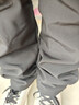 探拓（TECTOP）冲锋裤男加绒保暖防风软壳裤登山徒步裤 男款黑色 L 实拍图