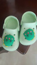 牧童儿童拖鞋夏男宝宝洞洞鞋软底女童卡通洗澡婴幼儿家居鞋奶龙绿160 实拍图