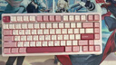 WOB rainy75客制化键盘三模铝坨坨机械键盘cnc电脑无线蓝牙游戏电竞外设雨 霜桃粉-电泳-RGB/雪顶可可轴/冰晶 实拍图