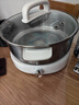 九阳（Joyoung）0涂层秒涮电火锅火锅专用锅电锅家用4-8人不粘分体式可拆洗多功能电蒸锅不锈钢电煮锅6L火锅锅GN64 实拍图