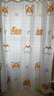 访客 浴帘 优质涤纶加厚免打孔浴室防水隔断帘 柯基款1.8-2米带挂环 实拍图