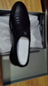 蜘蛛王男鞋春秋商务休闲皮鞋男牛皮一脚蹬中老年爸爸鞋 48608 黑色 41 实拍图