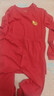 红豆儿童内衣套装纯棉男童秋衣秋裤本命年红色女童新年衣服H1105 165 实拍图