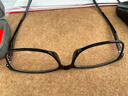 帕娜美菈【顺丰发货】防辐射眼镜男女近视眼镜框电竞游戏手机无度数防蓝光 亮黑色防辐射 1.56非球面,留言度数 实拍图