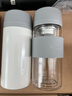双立人（ZWILLING）保温杯水杯杯子大容量泡茶杯商务杯男士女士茶滤杯节日礼物 玻璃杯+白色310ml 实拍图