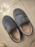 京东京造【厚底防滑】棉拖鞋男冬季拖鞋室内居家毛拖保暖全包深灰色42-43 实拍图