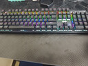 狼蛛（AULA）S500机械键盘 有线背光 104键全尺寸键盘电竞游戏专用 电脑多媒体办公全键无冲 黑色混光黑轴 实拍图