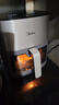 美的（Midea）炎烤免翻面空气炸锅蒸烤一体上下双热源可视窗口家用多功能大容量6.5L金属内腔智能全自动 KZC6502 实拍图