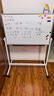 比比牛 90*60cm支架式白板黑板 双面家用写字板 移动粉笔绿板 BBNV-L6090X 实拍图