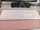 GANSS 3087TPro/3104TPro/3108TPro客制化机械键盘高斯三模RGB无线键盘蓝牙2.4G有线热插拔办公游戏键盘 3104TPro白色【GASKET结构】三模RGB KTT静音红 实拍图