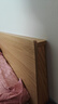京东京造家居京兮实木床 FAS级橡木环保水性漆工艺 双人床原木色1.5×2米 实拍图