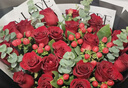 百花馆鲜花速递花礼红玫瑰花束真花满天星生日礼物送女友同城配送小时达 【不俗爱意】21朵红玫|dyr60 实拍图