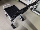 凯莱宝轮椅折叠老人超轻便旅行便携式手动铝合金手推车可上飞机残疾康复 12加厚铝金+便携乘坐舒适【6公斤-升级减震】ZT 实拍图