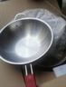 双立人（ZWILLING）中式炒锅不锈钢炒菜锅无涂层烹饪锅具电磁炉燃气灶通用NovaPlus 不锈钢炒锅 32cm 实拍图