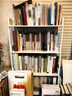 姗姗木艺书架落地简易书柜学生收纳货架家用客厅置物架多层储物架子 实拍图