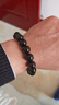 石玥珠宝精品12mm金眼天然黑曜石手串本命年转运珠水晶手链男女士款礼物 实拍图