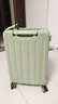 汉客行李箱女拉杆箱男登机箱镇店之宝双层拉链密码箱子旅行箱20英寸绿 实拍图