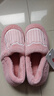 京东京造家居包脚棉拖鞋冬季室内防臭防滑保暖厚底踩屎感女款 花簇粉38-39 实拍图