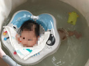 鲸保婴儿游泳圈0-12个月脖圈 新生儿游泳圈宝宝洗澡颈圈K5012蓝色大码 实拍图