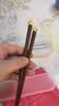 品喻（PINYU）筷子木筷 儿童筷分色筷天然家用红檀木鸡翅木筷 卡通动物筷子 实拍图