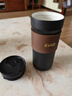 eno男士便携陶瓷内胆保温咖啡杯子高档车载随行杯大容量水杯女情人节 陨石黑【简装】自用推荐500ml [旋薄陶瓷内胆]500ml 实拍图