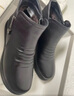 红蜻蜓秋冬老人棉鞋厚绒保暖皮鞋短靴中老年防滑女靴WTC43709黑色38 实拍图
