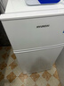 HYUNDAI（韩国现代）小冰箱迷你小型家用冷藏冷冻宿舍出租房办公室双开门二门电冰箱节能省电 80L白【行业热卖+日销过百】 实拍图