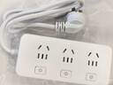 德力西(DELIXI) 3C认证国标分控带开关插座/插排/排插/插线板/接线板/拖线板 5位独立开关全长3米 实拍图