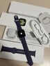 Apple/苹果 【情人节】Watch S11 智能手表GPS款42毫米银色铝金属表壳雾紫色运动型表带M/L 实拍图