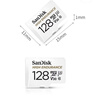闪迪（SanDisk）128GB TF（MicroSD）4K内存卡 行车记录仪 监控摄像头专用 循环录制10,000小时 高耐用存储卡 实拍图