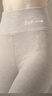 古今羊绒蚕丝秋裤女保暖裤女士秋冬暖肚高腰棉毛裤磨绒打底裤卡其L 实拍图